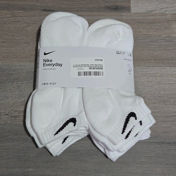NWT Nike Youth Ankle Socks (6-Pack) | Size 3Y–5Y - Picture 2 of 4